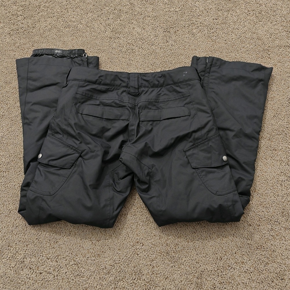Burton Dryride Womens Small Black Snowboard  Cargo Pants Insulated Winter Sport - Picture 3 of 9